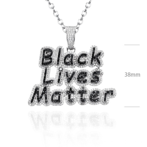 Wholesale Sterling Silver Pendant Necklace Hip Hop Jewelry